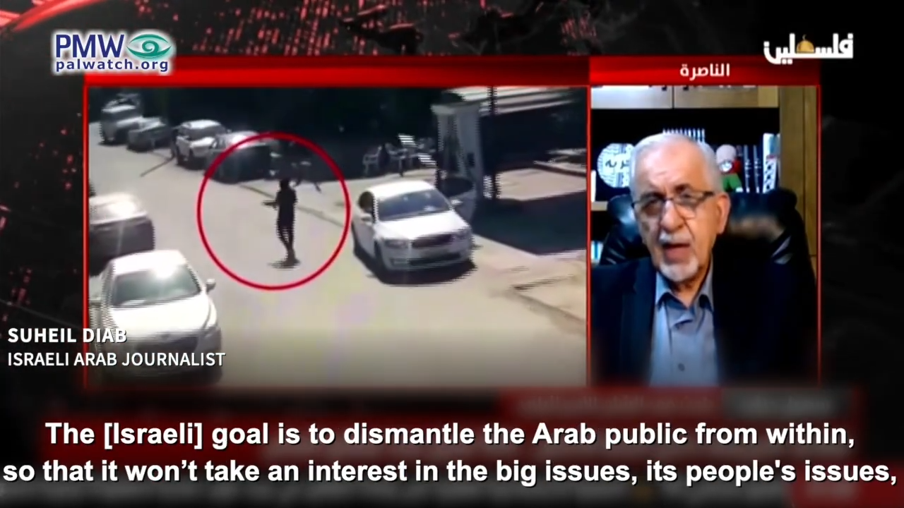 Suheil Diab libeling Israel about Arab crime