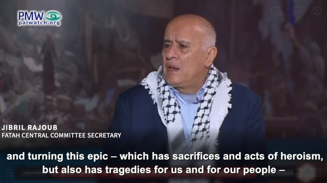 Jibril Rajoub sympathizing with Hamas