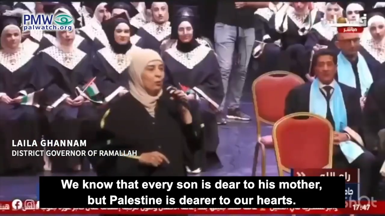 Laila Ghannam promoting PA death cult